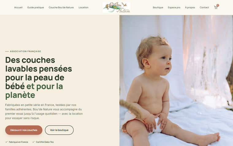 Piste 4 — Boutique nature moderne